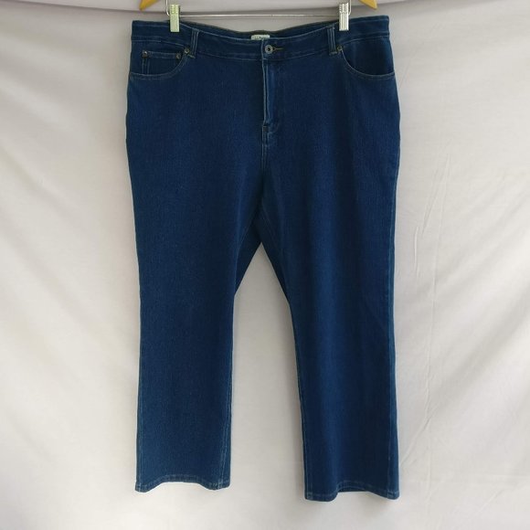 size 18p  Ankle length Blue jeans Cropped Lightweight so so soft denim material - Picture 1 of 6